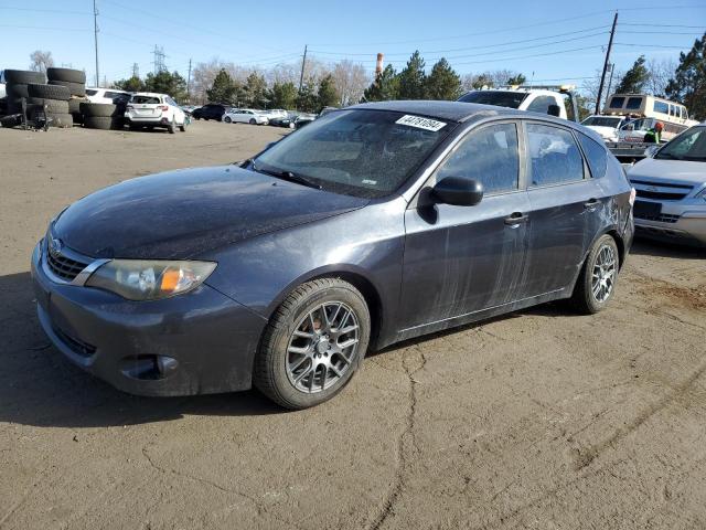 JF1GH61618H803304 - 2008 SUBARU IMPREZA 2.5I GRAY photo 1