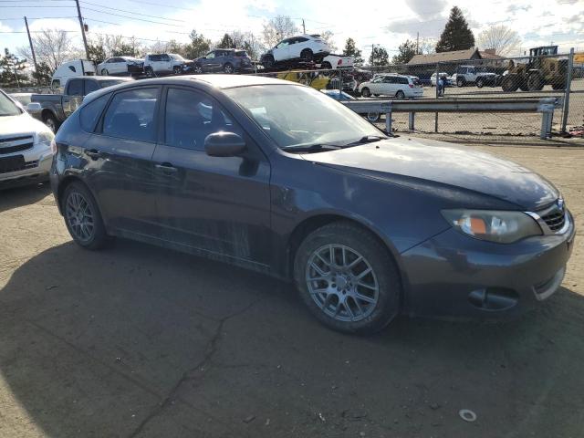 JF1GH61618H803304 - 2008 SUBARU IMPREZA 2.5I GRAY photo 4