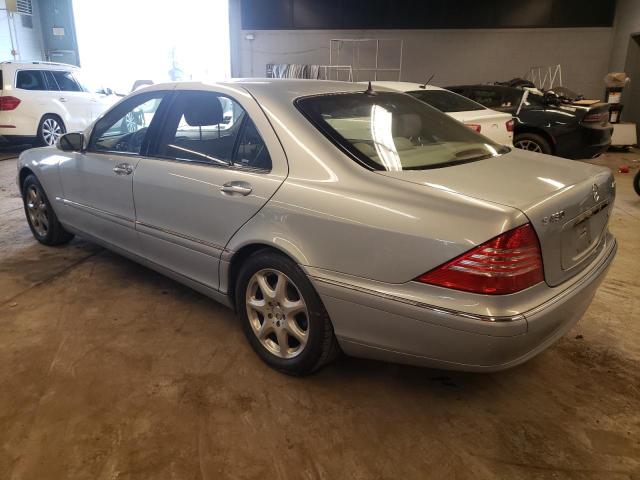 WDBNG83J54A430402 - 2004 MERCEDES-BENZ S 430 4MATIC SILVER photo 2