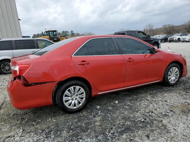 4T4BF1FK3DR318717 - 2013 TOYOTA CAMRY L RED photo 3