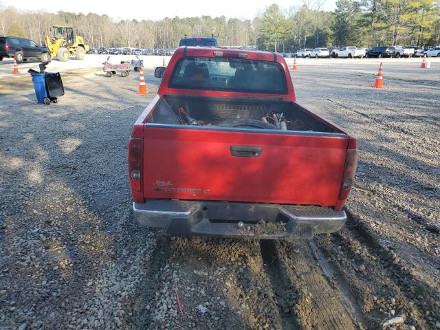 1GCCS13E578100420 - 2007 CHEVROLET COLORADO RED photo 6