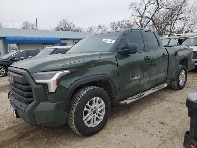 5TFLA5DA6NX020438 - 2022 TOYOTA TUNDRA DOUBLE CAB SR GREEN photo 1