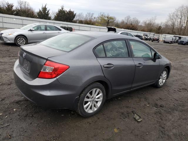 19XFB2F87CE308890 - 2012 HONDA CIVIC EX SILVER photo 3