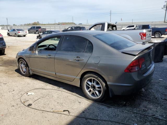 2HGFA16567H302139 - 2007 HONDA CIVIC LX GRAY photo 2