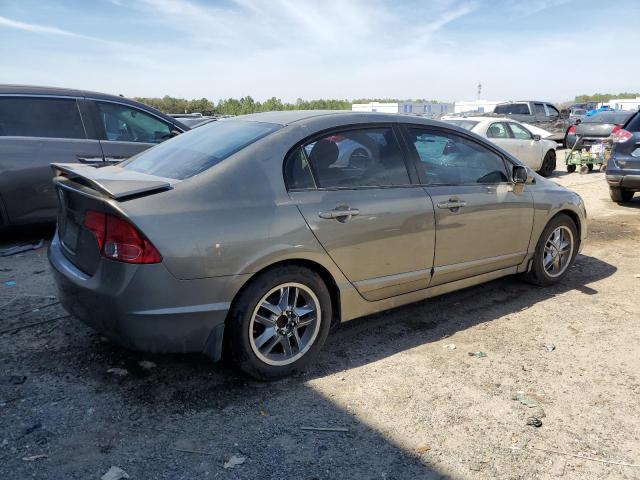 2HGFA16567H302139 - 2007 HONDA CIVIC LX GRAY photo 3