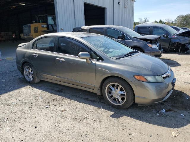 2HGFA16567H302139 - 2007 HONDA CIVIC LX GRAY photo 4