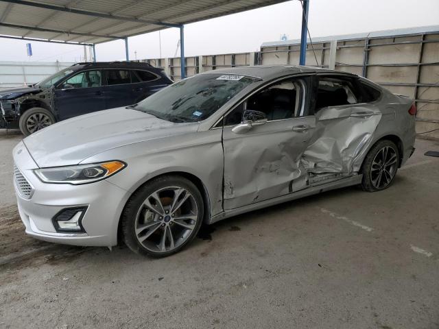 3FA6P0D96KR187011 - 2019 FORD FUSION TITANIUM ვერცხლისფერი ფოტო 1