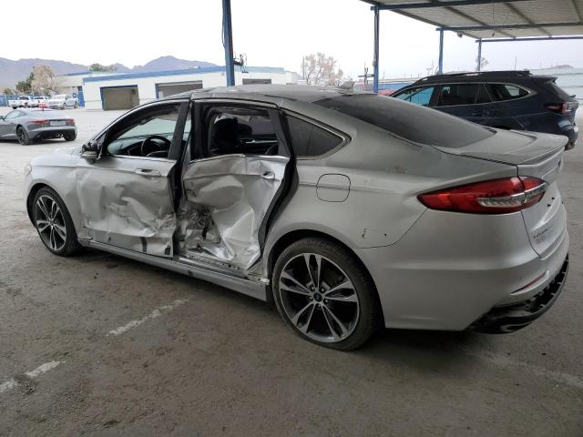 3FA6P0D96KR187011 - 2019 FORD FUSION TITANIUM ვერცხლისფერი ფოტო 2