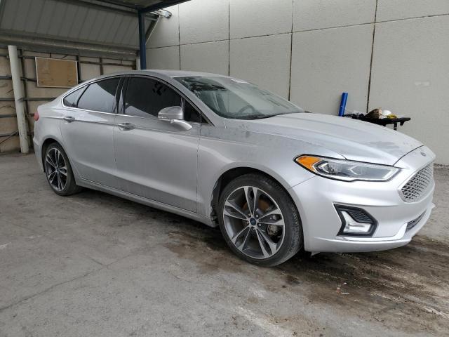 3FA6P0D96KR187011 - 2019 FORD FUSION TITANIUM ვერცხლისფერი ფოტო 4