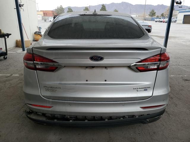 3FA6P0D96KR187011 - 2019 FORD FUSION TITANIUM ვერცხლისფერი ფოტო 6