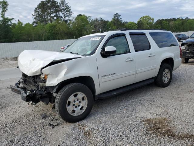 1GNSCJE08BR385280 - 2011 CHEVROLET SUBURBAN C1500 LT WHITE photo 1