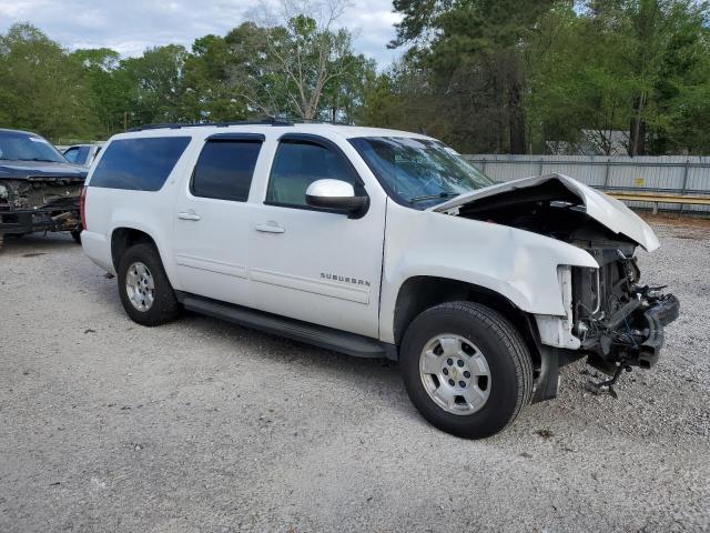 1GNSCJE08BR385280 - 2011 CHEVROLET SUBURBAN C1500 LT WHITE photo 4