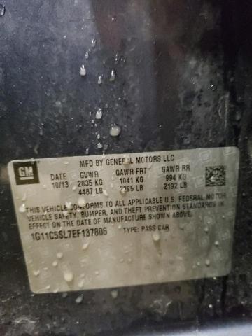 1G11C5SL7EF137806 - 2014 CHEVROLET MALIBU 1LT 紫色 照片 13