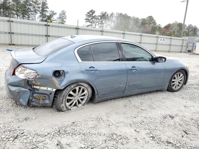 JNKCV61E29M311364 - 2009 INFINITI G37 BASE BLUE photo 3