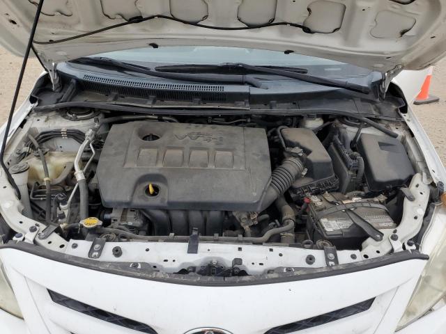 2T1BU4EE1BC538336 - 2011 TOYOTA COROLLA BASE WHITE photo 11