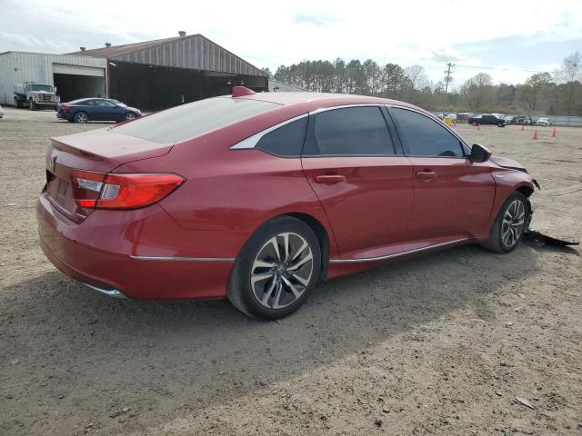 1HGCV3F42LA004478 - 2020 HONDA ACCORD HYBRID EX RED photo 3