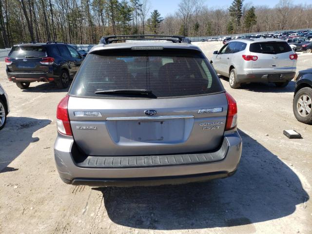 4S4BP63C484352415 - 2008 SUBARU OUTBACK 2.5XT LIMITED SILVER photo 6