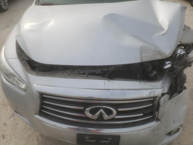 5N1AL0MN9EC506753 - 2014 INFINITI QX60 SILVER photo 12