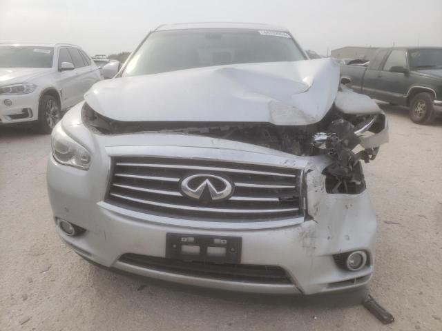 5N1AL0MN9EC506753 - 2014 INFINITI QX60 SILVER photo 5