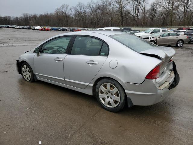 1HGFA16587L065530 - 2007 HONDA CIVIC LX SILVER photo 2