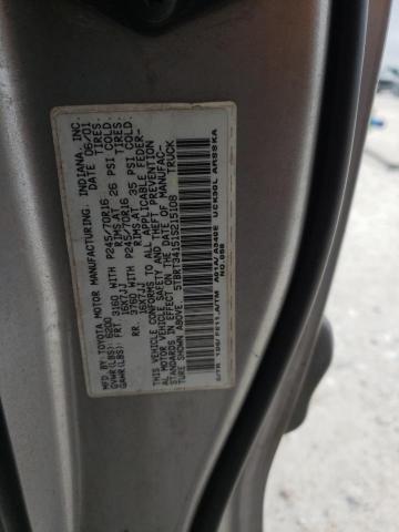 5TBRT34151S215108 - 2001 TOYOTA TUNDRA ACCESS CAB SILVER photo 12