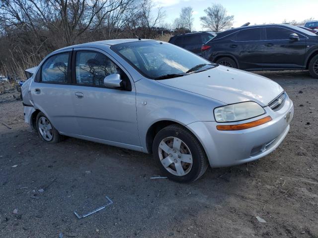 KL1TD56616B626428 - 2006 CHEVROLET AVEO BASE Gümüş foto 4