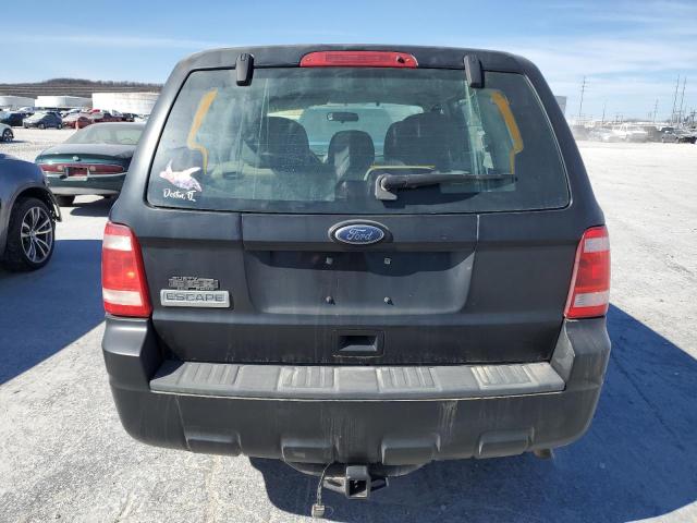 1FMCU0C70AKD39871 - 2010 FORD ESCAPE XLS BLACK photo 6