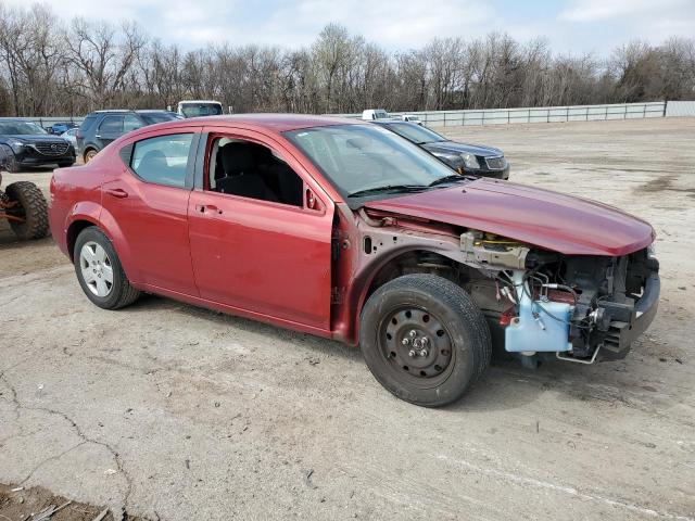 1B3CC4FB5AN115249 - 2010 DODGE AVENGER SXT RED photo 4