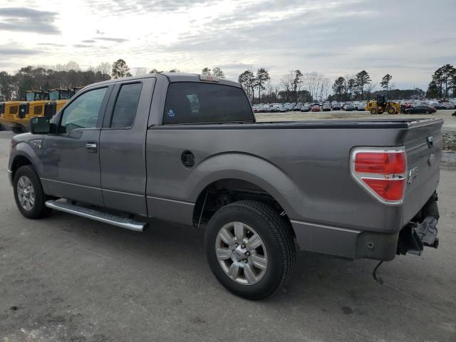 1FTEX1CM0BFC83764 - 2011 FORD F150 SUPER CAB GRAY photo 2