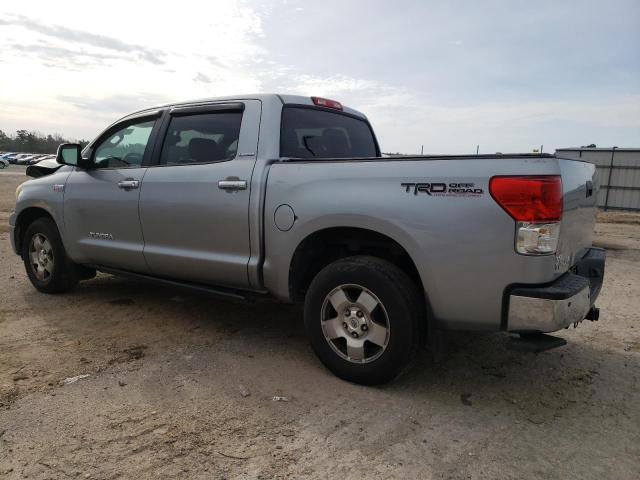 5TFFY5F14BX103125 - 2011 TOYOTA TUNDRA CREWMAX LIMITED GRAY photo 2