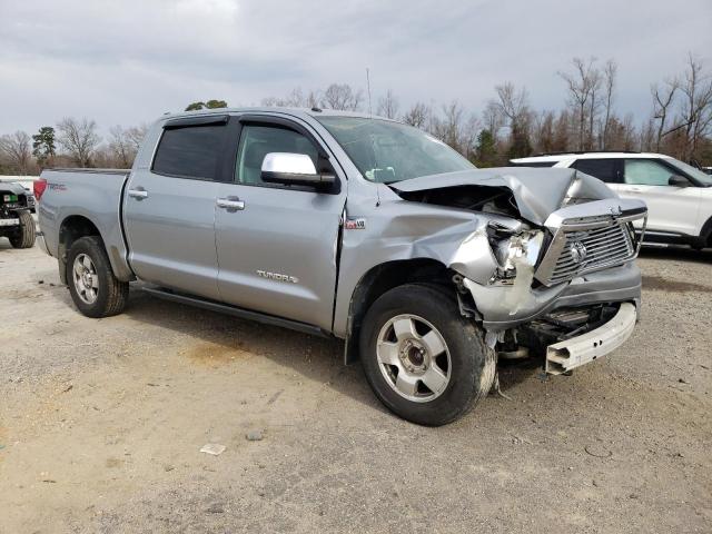 5TFFY5F14BX103125 - 2011 TOYOTA TUNDRA CREWMAX LIMITED GRAY photo 4