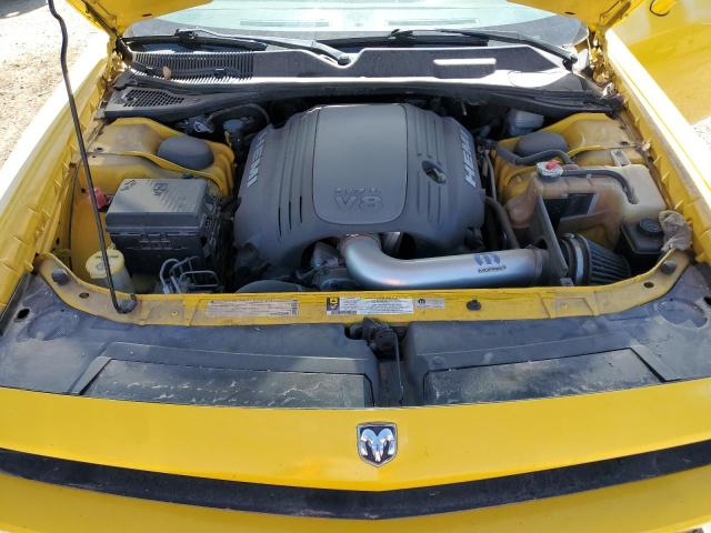 2B3CJ5DT5AH160255 - 2010 DODGE CHALLENGER R/T YELLOW photo 11