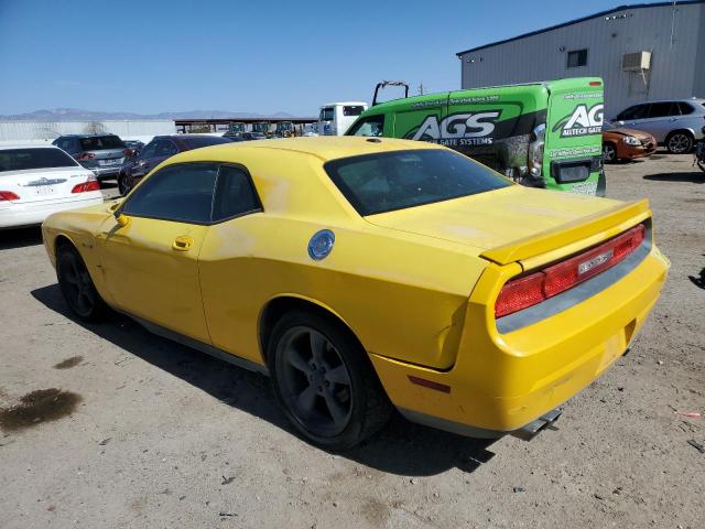 2B3CJ5DT5AH160255 - 2010 DODGE CHALLENGER R/T YELLOW photo 2