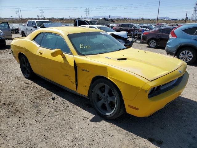 2B3CJ5DT5AH160255 - 2010 DODGE CHALLENGER R/T YELLOW photo 4