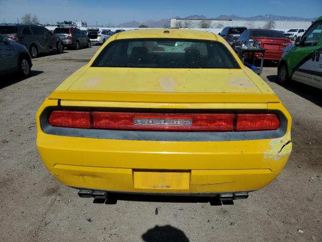 2B3CJ5DT5AH160255 - 2010 DODGE CHALLENGER R/T YELLOW photo 6