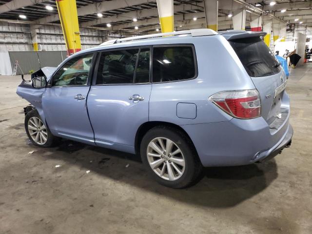 JTEEW41A082025821 - 2008 TOYOTA HIGHLANDER HYBRID BLUE photo 2