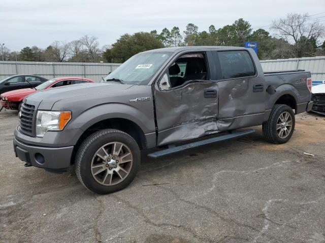 1FTFW1EFXEFB24289 - 2014 FORD F150 SUPERCREW GRAY photo 1