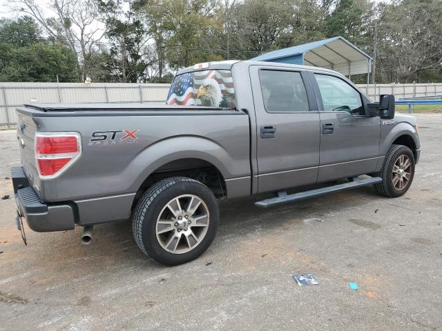 1FTFW1EFXEFB24289 - 2014 FORD F150 SUPERCREW GRAY photo 3