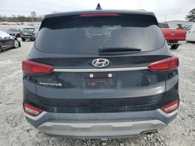 5NMS33AD9LH300076 - 2020 HYUNDAI SANTA FE SEL BLACK photo 6