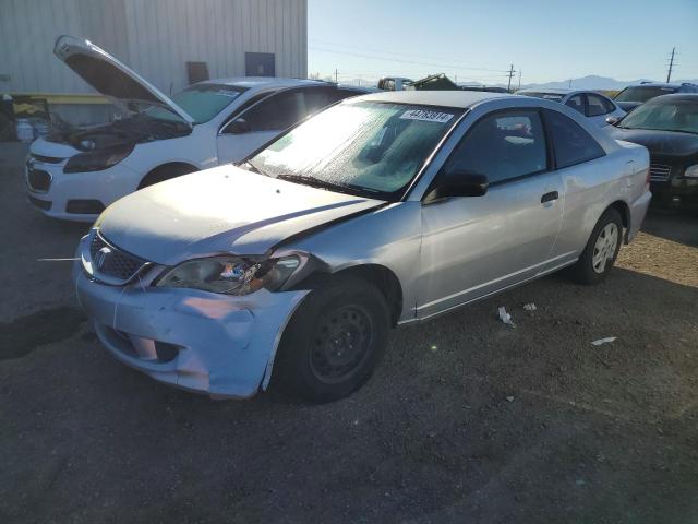 1HGEM22104L049863 - 2004 HONDA CIVIC DX VP SILVER photo 1