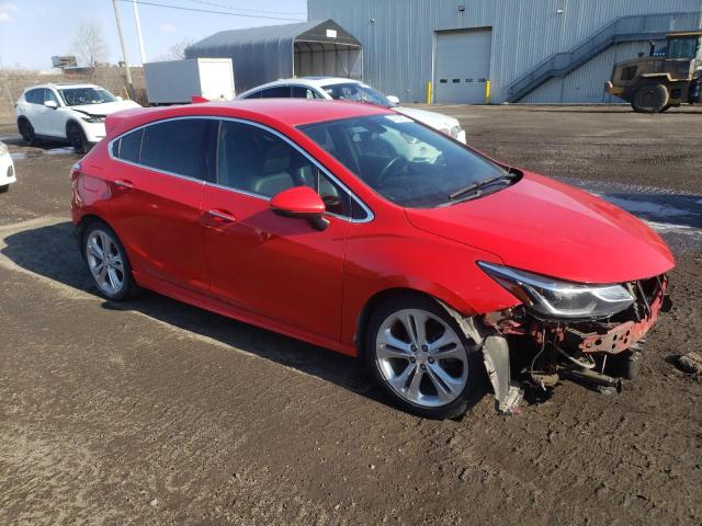 3G1BF6SMXHS517247 - 2017 CHEVROLET CRUZE PREMIER RED photo 4