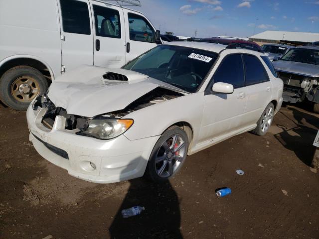 JF1GG74647G814144 - 2007 SUBARU IMPREZA WRX WHITE photo 1