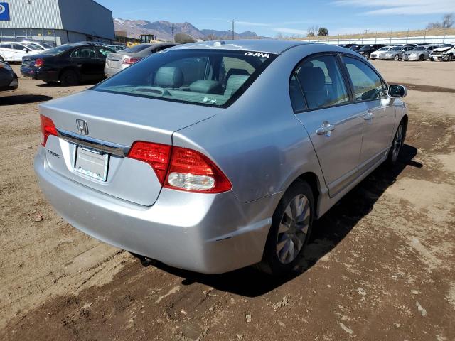 2HGFA1F80AH550971 - 2010 HONDA CIVIC EX SILVER photo 3