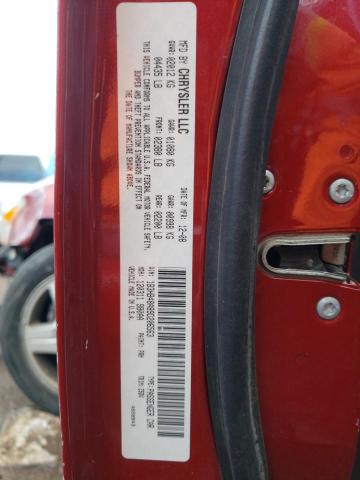 1B3HB48A89D206563 - 2009 DODGE CALIBER SXT RED photo 12