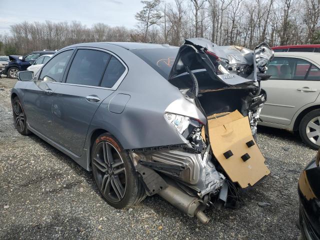 1HGCR3F92HA029971 - 2017 HONDA ACCORD TOURING SILVER photo 2