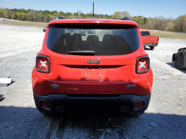 ZACCJABT2GPD80129 - 2016 JEEP RENEGADE LATITUDE RED photo 6