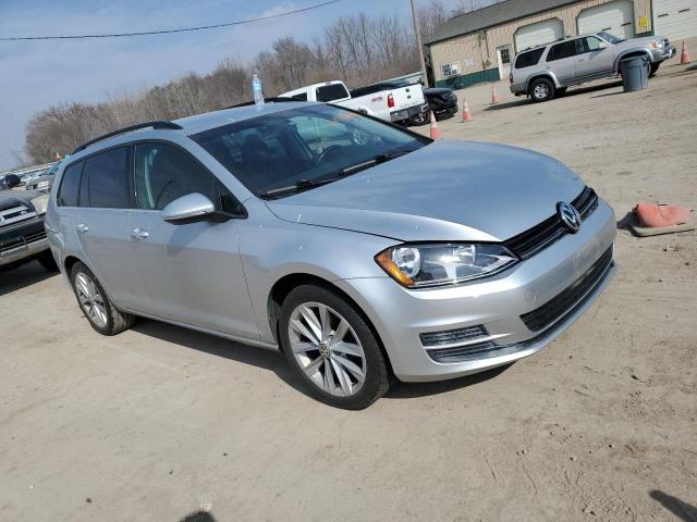 3VWCA7AU5FM513669 - 2015 VOLKSWAGEN GOLF SPORT TDI S GRAY photo 4