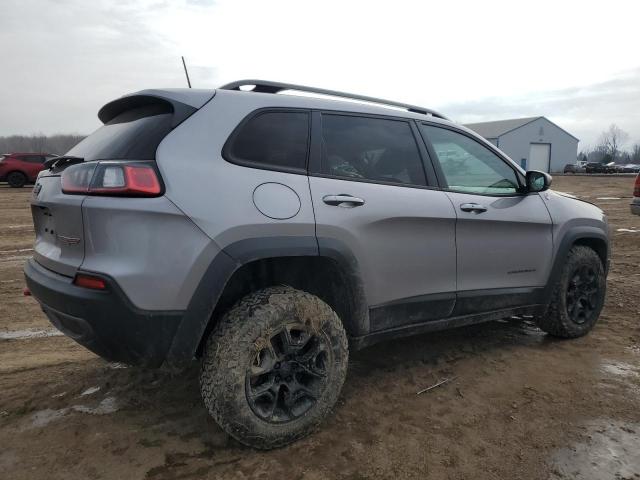 1C4PJMBX7KD394055 - 2019 JEEP CHEROKEE TRAILHAWK SILVER photo 3