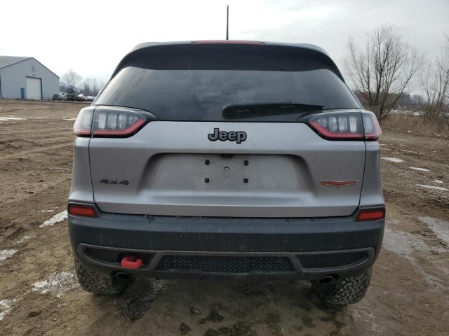 1C4PJMBX7KD394055 - 2019 JEEP CHEROKEE TRAILHAWK SILVER photo 6