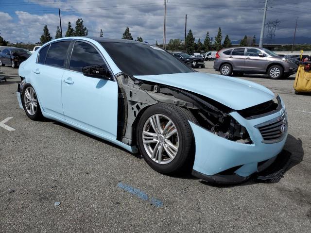 JN1CV6AP1DM712144 - 2013 INFINITI G37 BASE BLUE photo 4